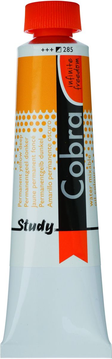 Cobra Study Olieverf 40ml | Permanent Yellow Deep (285)
